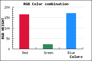 rgb background color #A516AB mixer