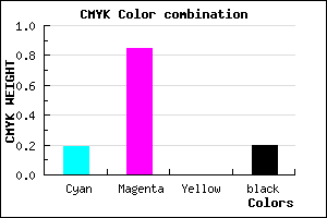 #A51FCB color CMYK mixer
