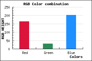 rgb background color #A51FCB mixer