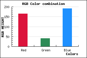 rgb background color #A529BF mixer