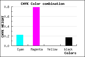 #A52DD4 color CMYK mixer