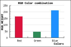 rgb background color #A52DD4 mixer