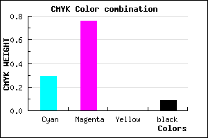 #A537E9 color CMYK mixer
