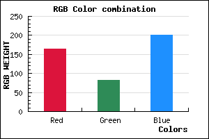 rgb background color #A552C9 mixer