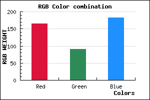 rgb background color #A55AB6 mixer