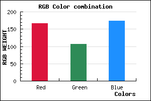 rgb background color #A66AAE mixer