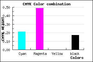 #A66CD3 color CMYK mixer