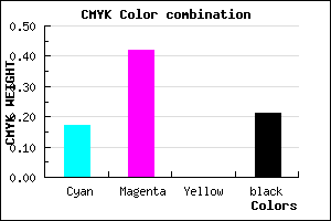 #A675C9 color CMYK mixer