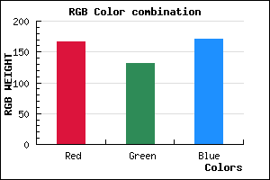 rgb background color #A683AB mixer
