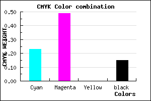 #A76FD9 color CMYK mixer