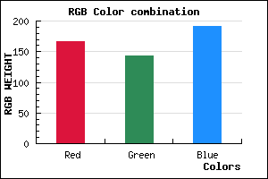 rgb background color #A78FBF mixer