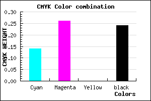 #A790C2 color CMYK mixer