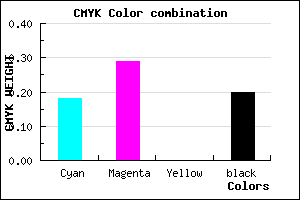 #A791CB color CMYK mixer