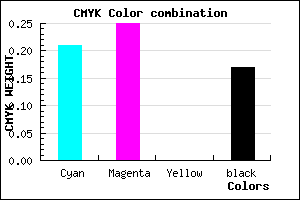 #A79ED4 color CMYK mixer