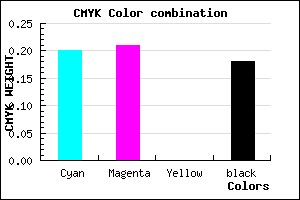 #A7A4D0 color CMYK mixer