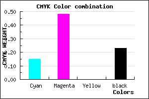 #A867C5 color CMYK mixer