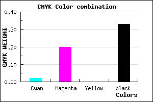 #A889AB color CMYK mixer