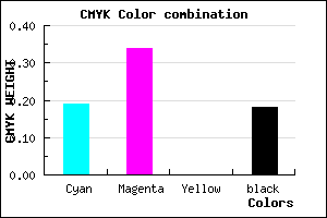 #A889D0 color CMYK mixer