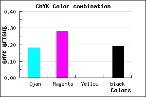 #A894CE color CMYK mixer