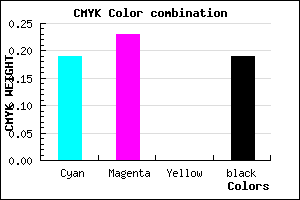 #A89FCF color CMYK mixer