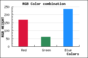 rgb background color #A83DEB mixer