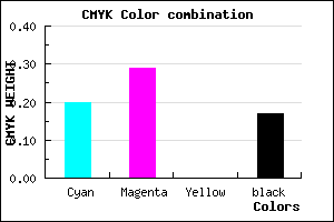 #A995D3 color CMYK mixer