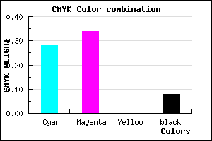 #A99BEA color CMYK mixer
