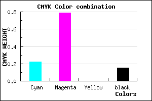 #A92DD9 color CMYK mixer