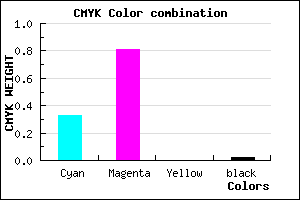 #A92FFB color CMYK mixer
