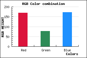 rgb background color #A94EAC mixer