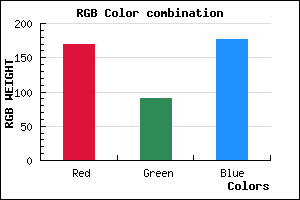 rgb background color #A95AB0 mixer
