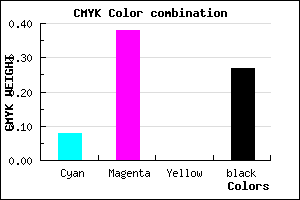 #AA73B9 color CMYK mixer