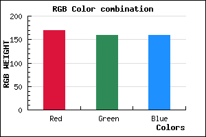 rgb background color #AA9F9F mixer