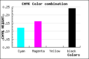 #AAA2C1 color CMYK mixer