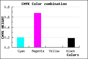 #AA43D1 color CMYK mixer