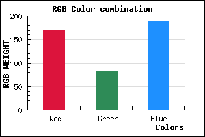 rgb background color #AA52BC mixer