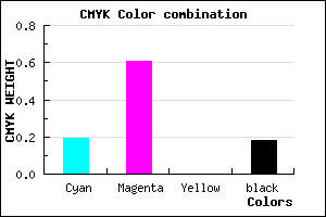 #AA52D2 color CMYK mixer
