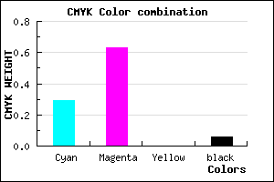 #AA59EF color CMYK mixer