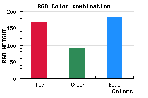 rgb background color #AA5AB7 mixer