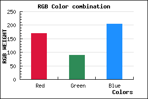 rgb background color #AA5ACC mixer