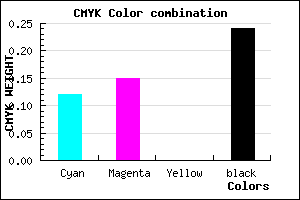#ABA4C2 color CMYK mixer