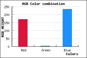 rgb background color #AB04EC mixer