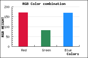 rgb background color #AB52A9 mixer