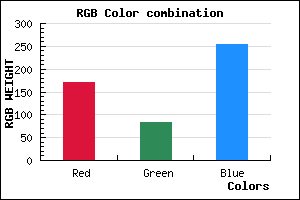 rgb background color #AB54FD mixer