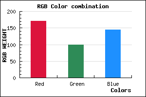 rgb background color #AB6391 mixer