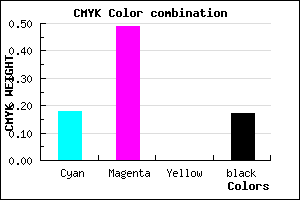 #AC6BD3 color CMYK mixer