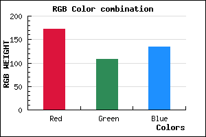 rgb background color #AC6C86 mixer