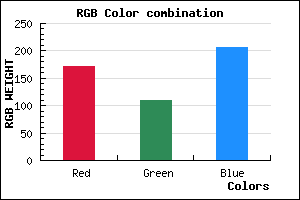 rgb background color #AC6DCF mixer