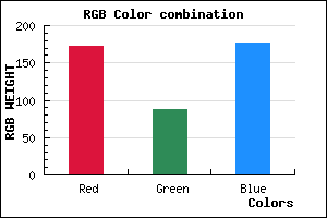 rgb background color #AC58B1 mixer