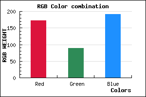 rgb background color #AC59BF mixer
